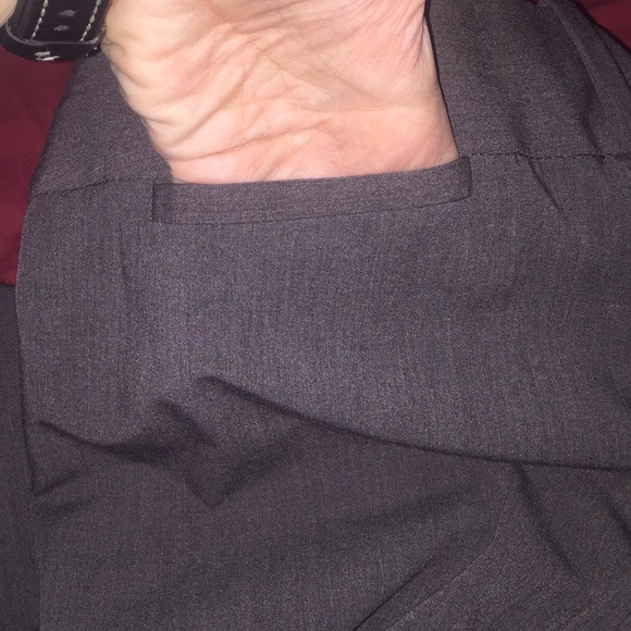 Beautiful straight leg brownish grey trouser, 4 - Picture 7 of 8